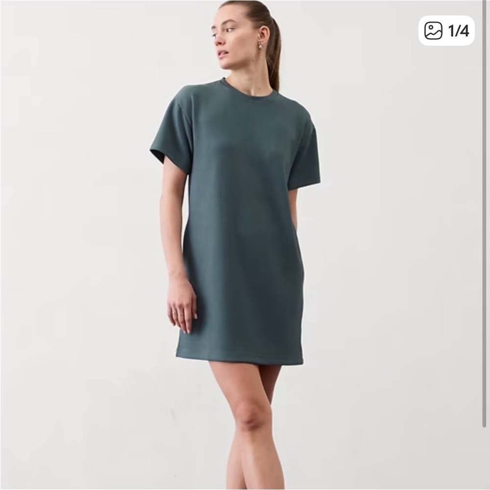 Athleta Seasoft Rib Tee Dress